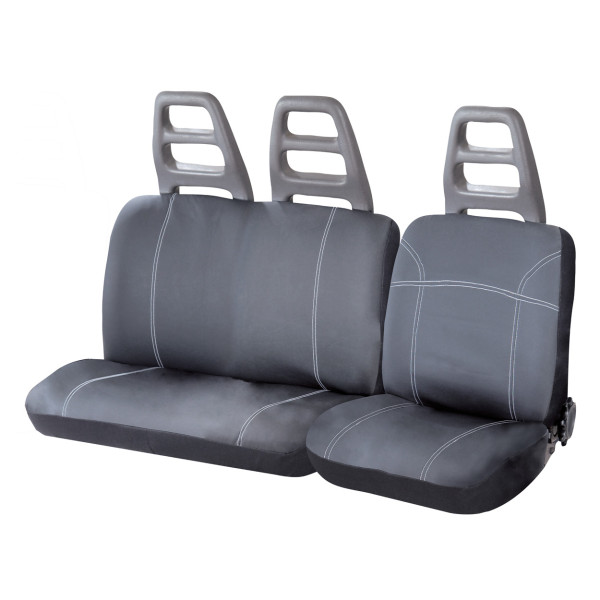 Universal seat covers for minibuses SC-01 - gray