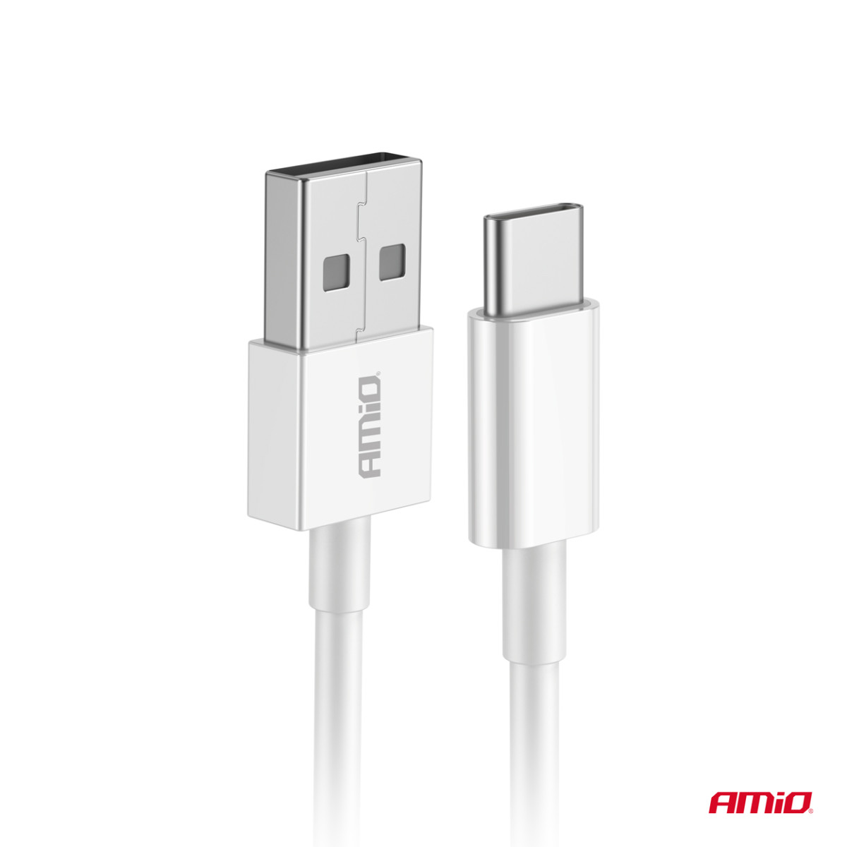 USB–USB-C charging cable 2A, 100 cm, FullLINK AMIO-03893