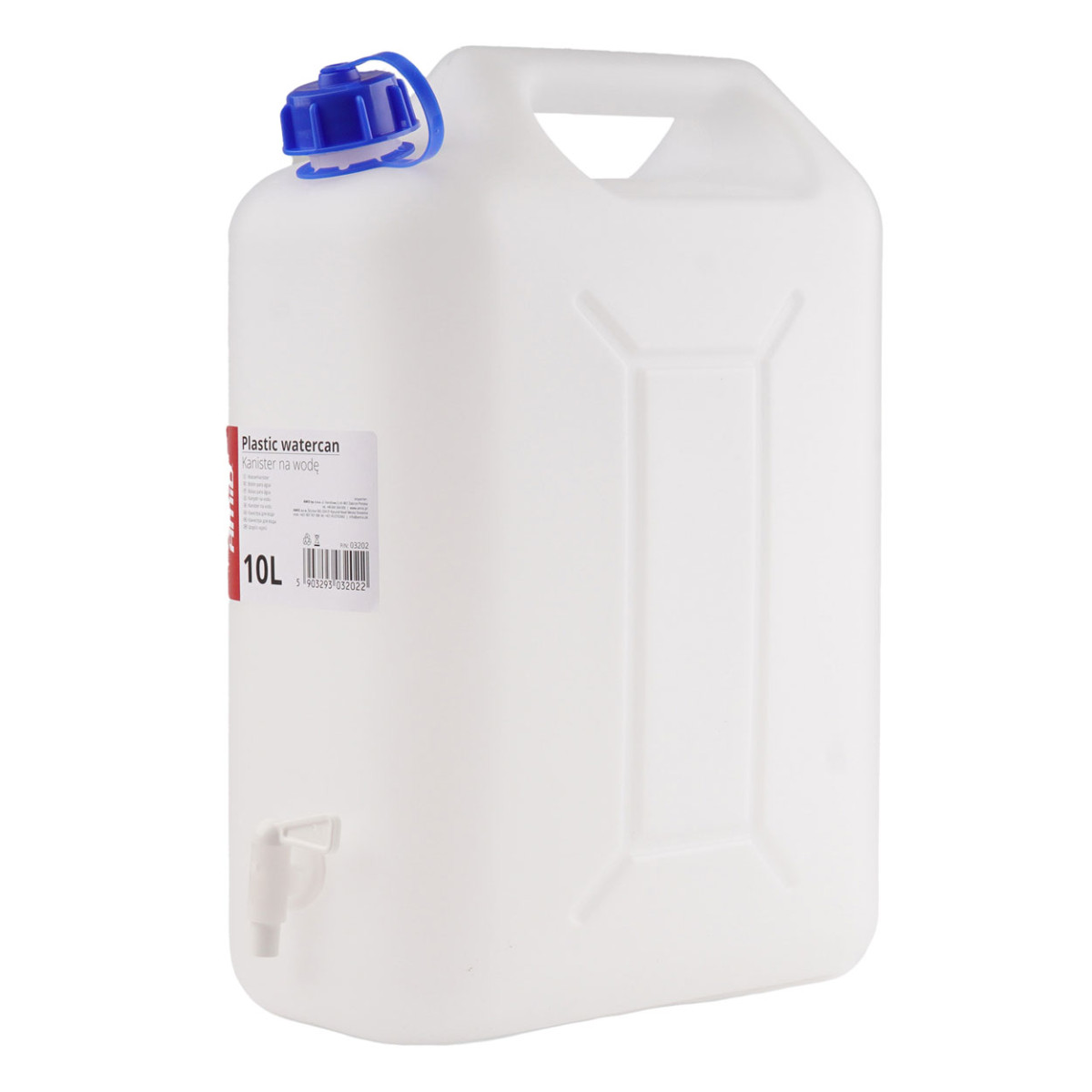Plastic water tank with tap 10L AMIO-03202
