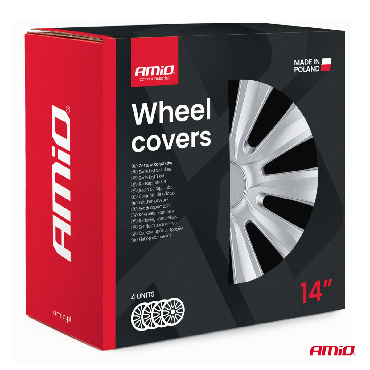 Wheel covers 4 pcs. DELTA 14"