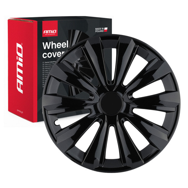 Wheel covers 4 pcs. DELTA BLACK 14"
