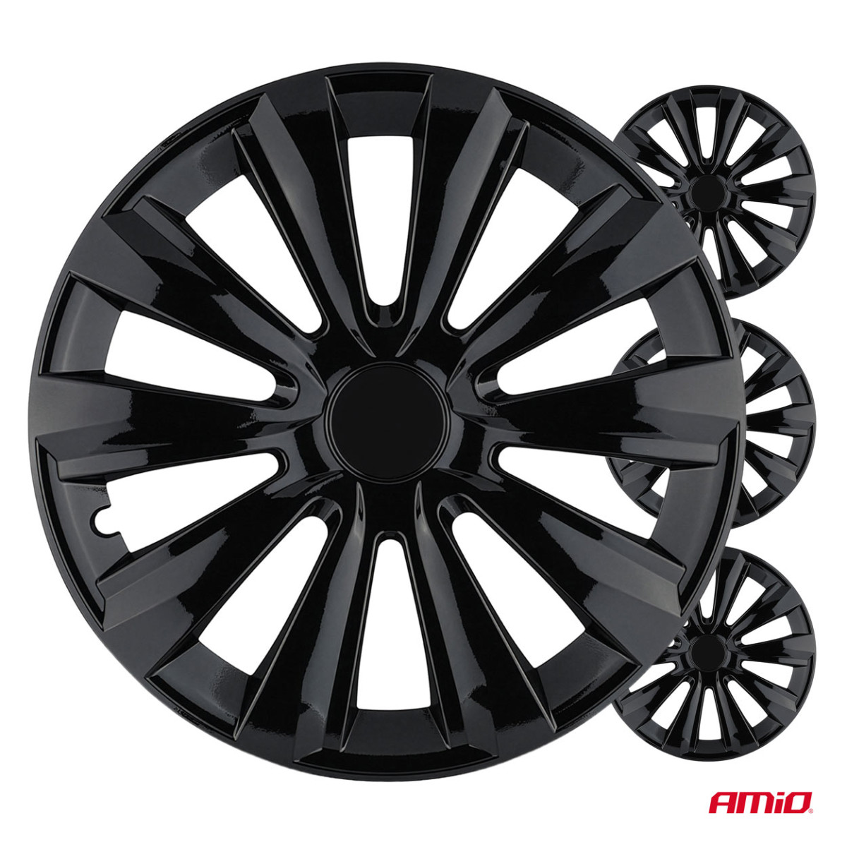 Wheel covers 4 pcs. DELTA BLACK 16"