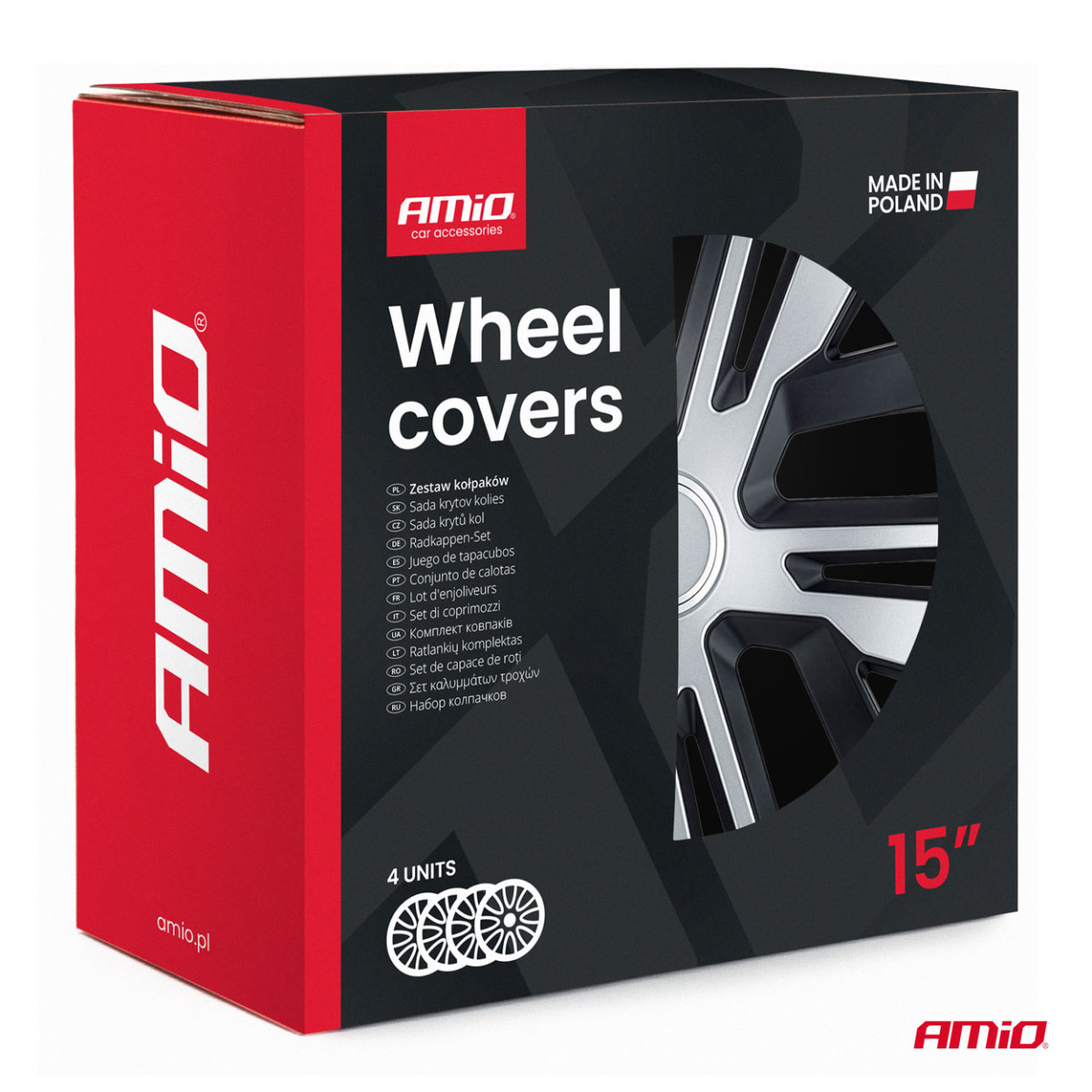 Wheel covers 4 pcs. RAVEN RING MIX 15"