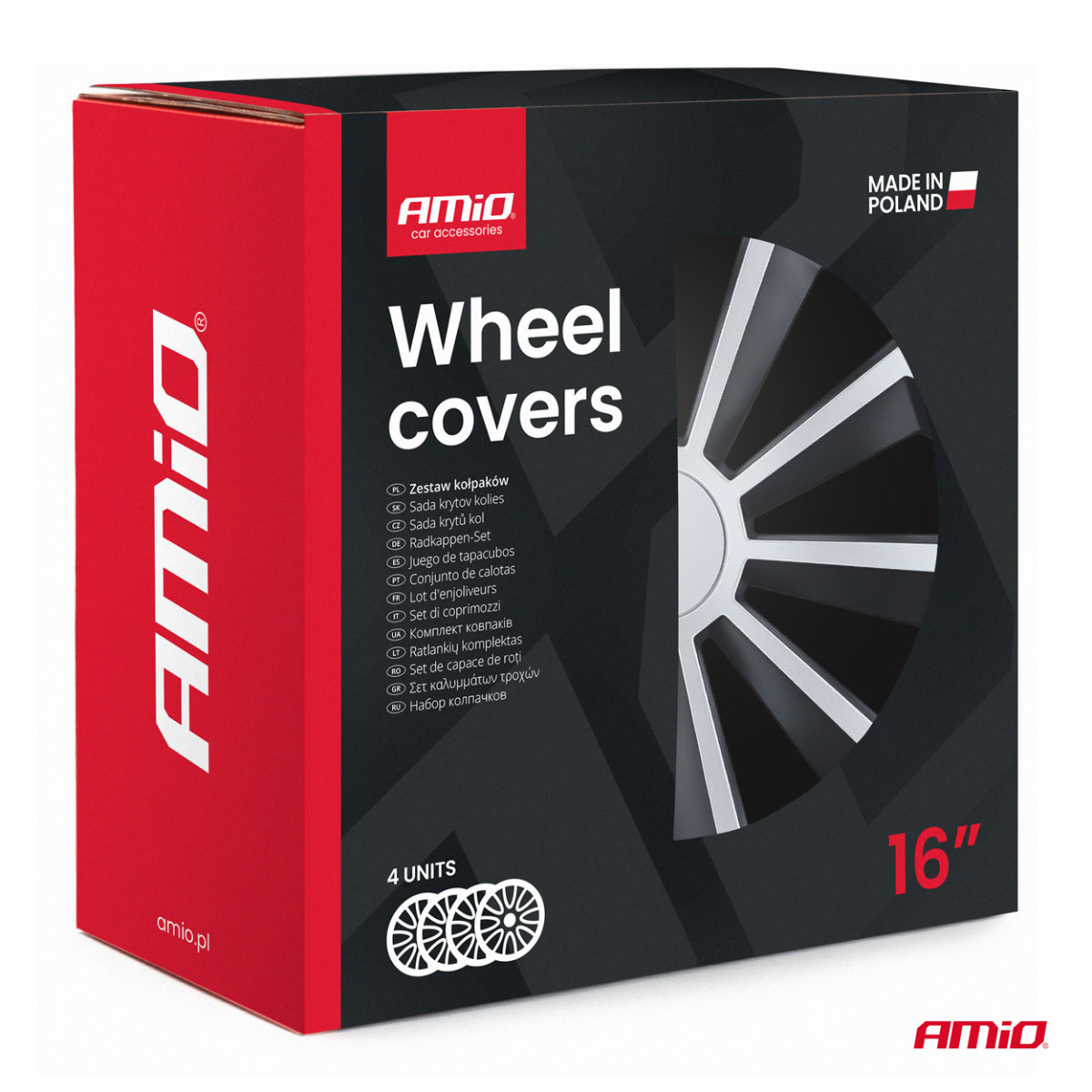 Wheel covers 4 pcs. FAME NIGHT 16"