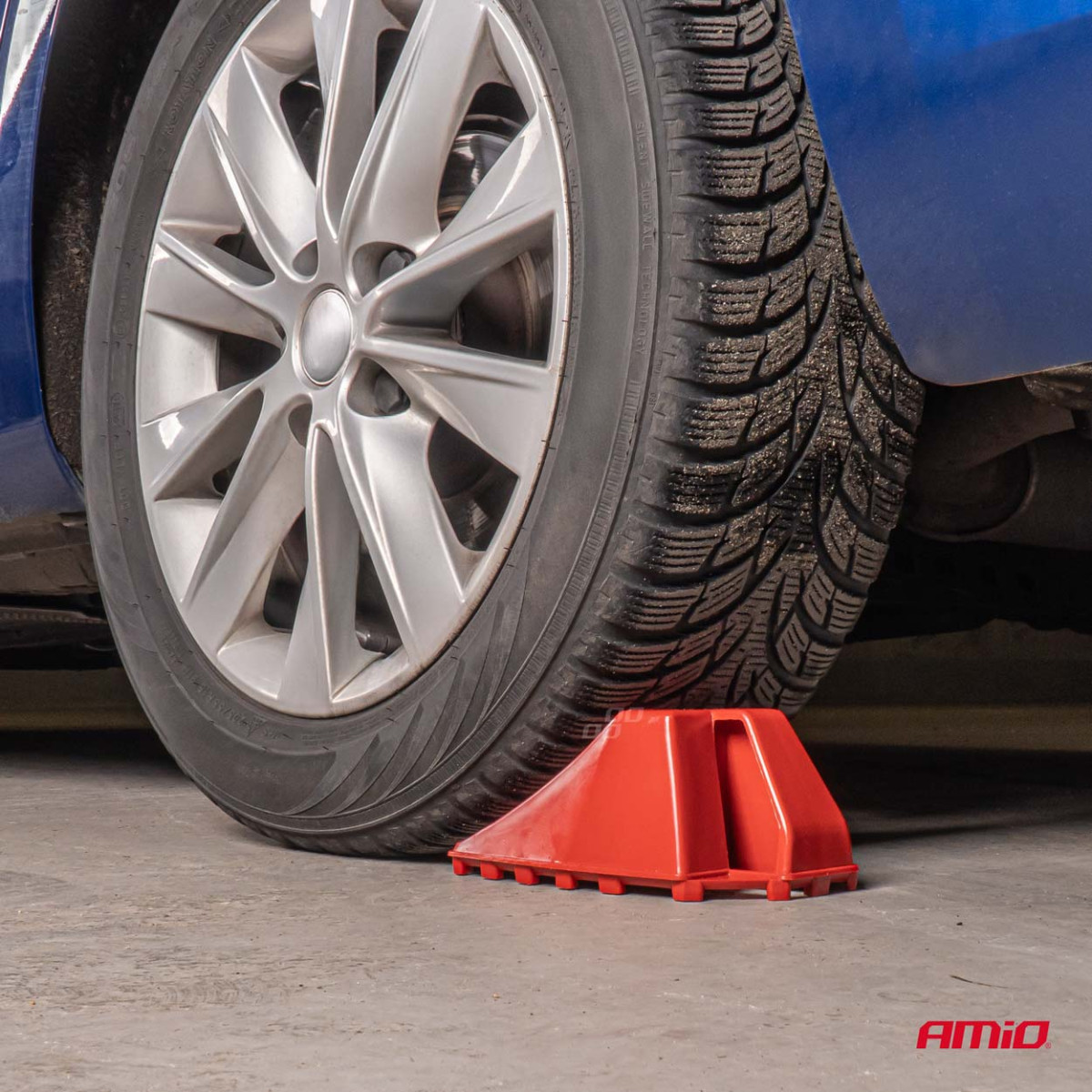 Wheel stop block with brake AMIO-02793