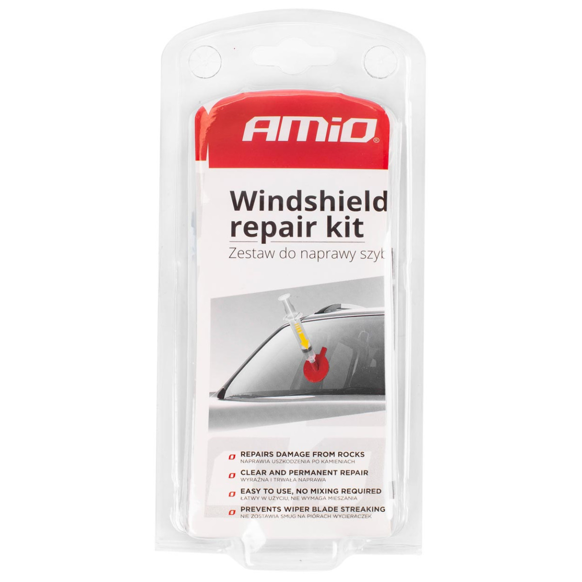 Windshield repair kit AMIO-02832