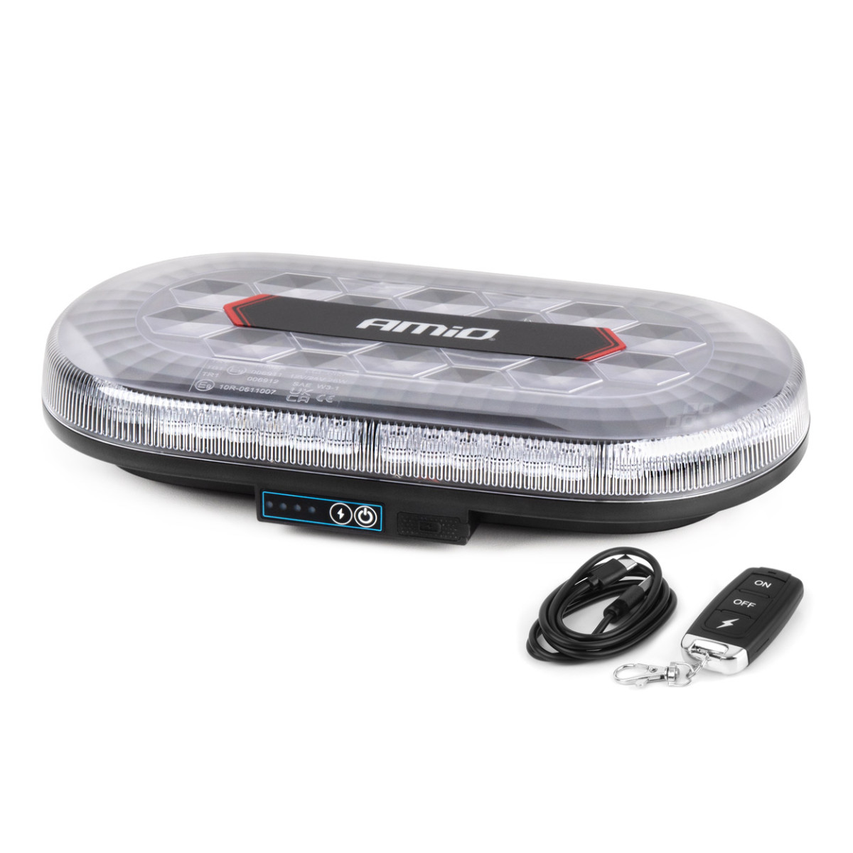 Wireless LED light with remote control R65 R10 26W 12/24V AMIO-04369