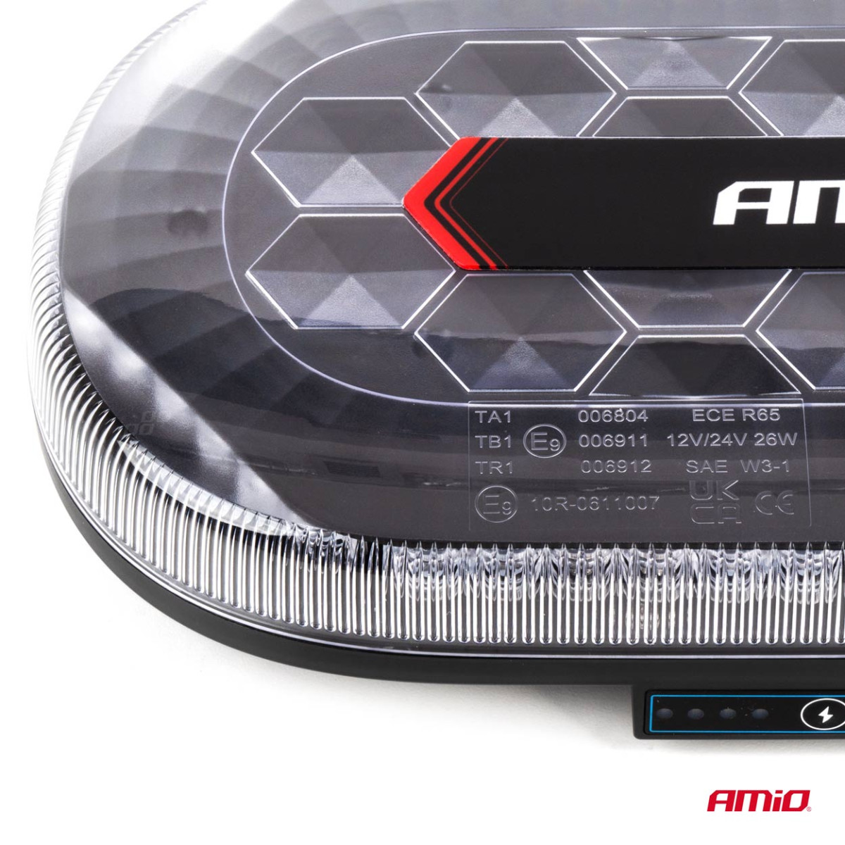 Wireless LED light with remote control R65 R10 26W 12/24V AMIO-04369