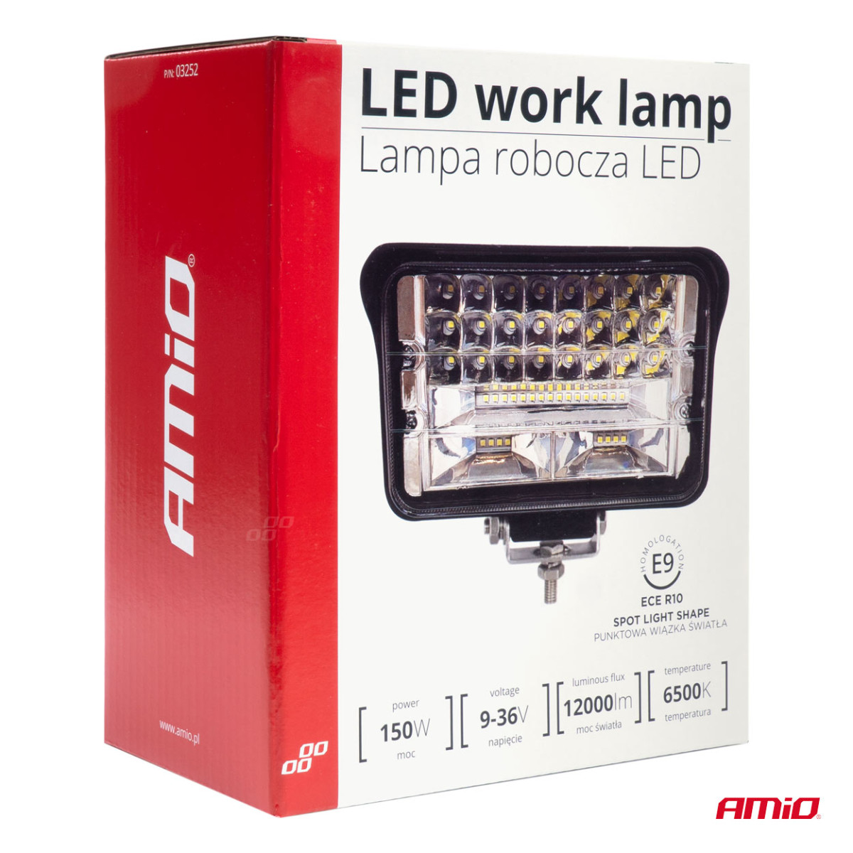 LED Work Lamp, 150 W, 9-36 V, AWL41 