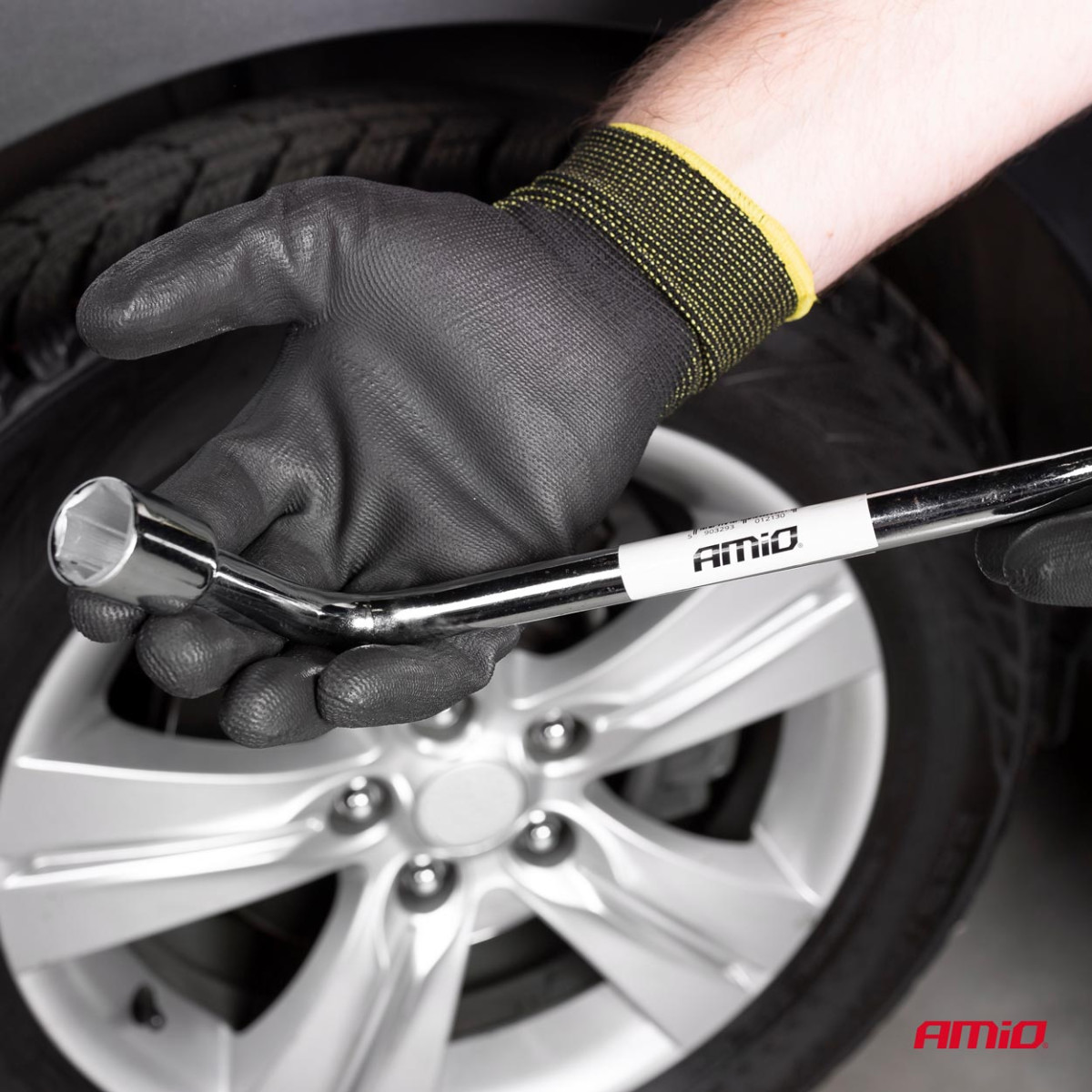 L-shaped wheel wrench, 21 mm, LW-21, AMIO-04940
