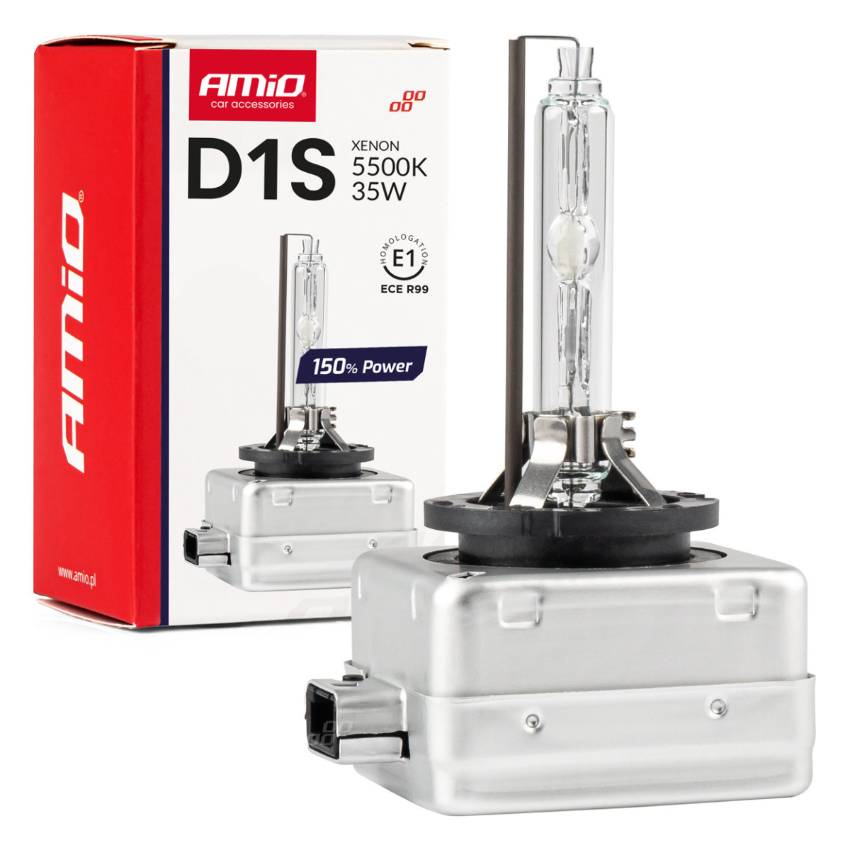 Xenon bulb D1S 5500K 150% POWER AMIO-01968