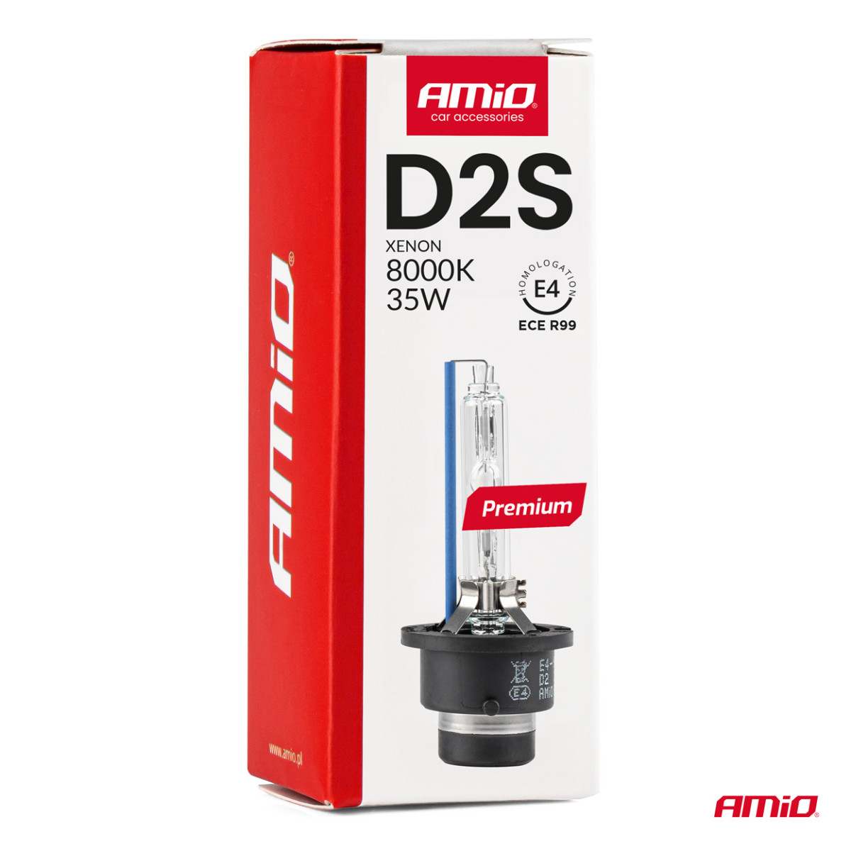 Xenon bulb D2S 8000K PREMIUM AMIO-01977