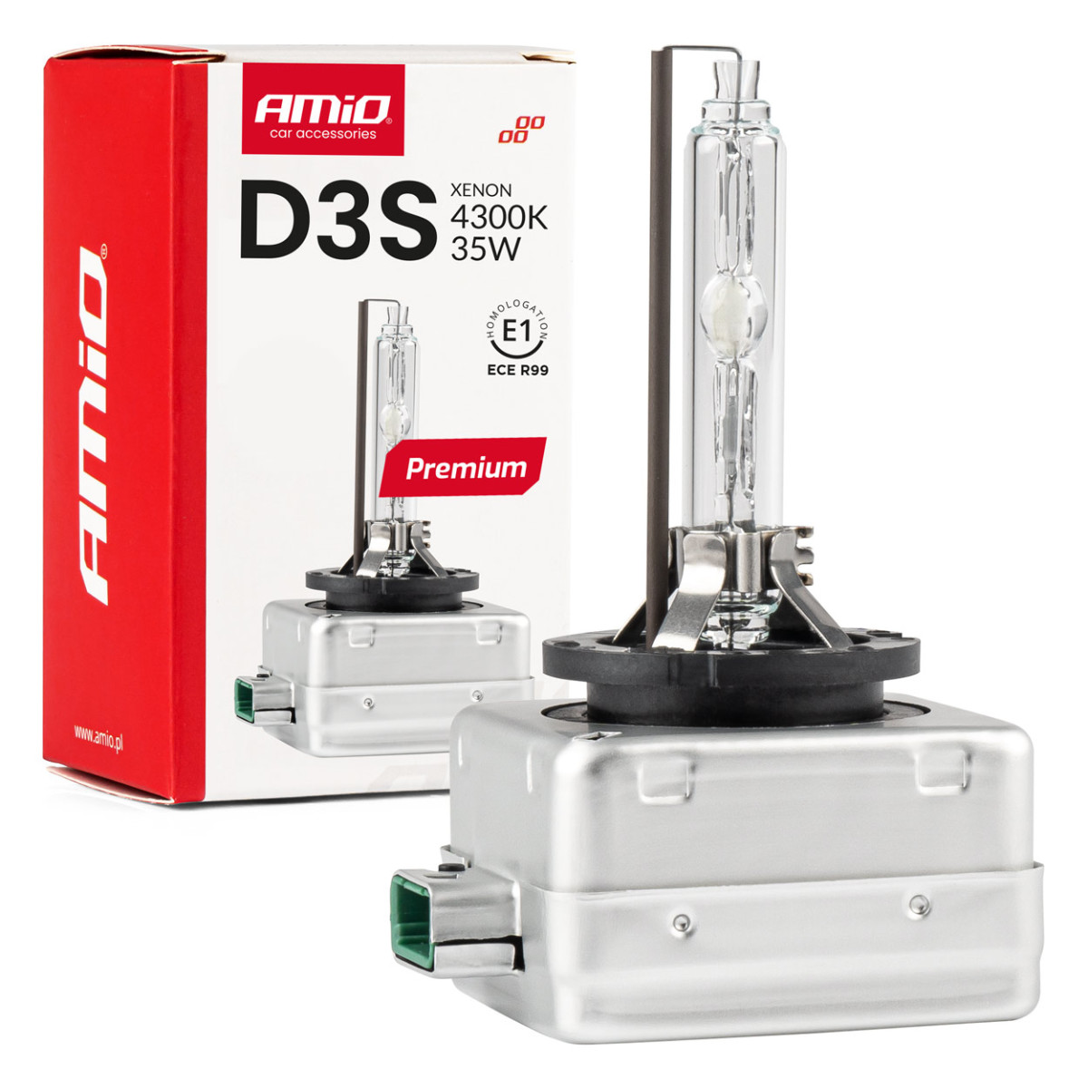 Xenon bulb D3S 4300K PREMIUM AMIO-01978