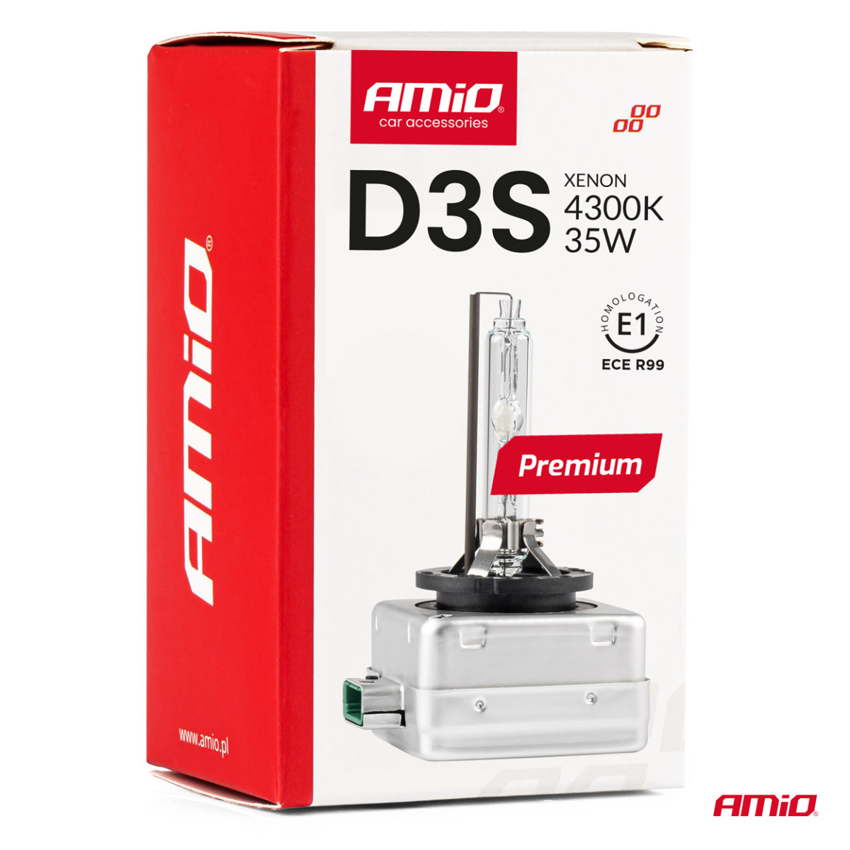 Xenon bulb D3S 4300K PREMIUM AMIO-01978
