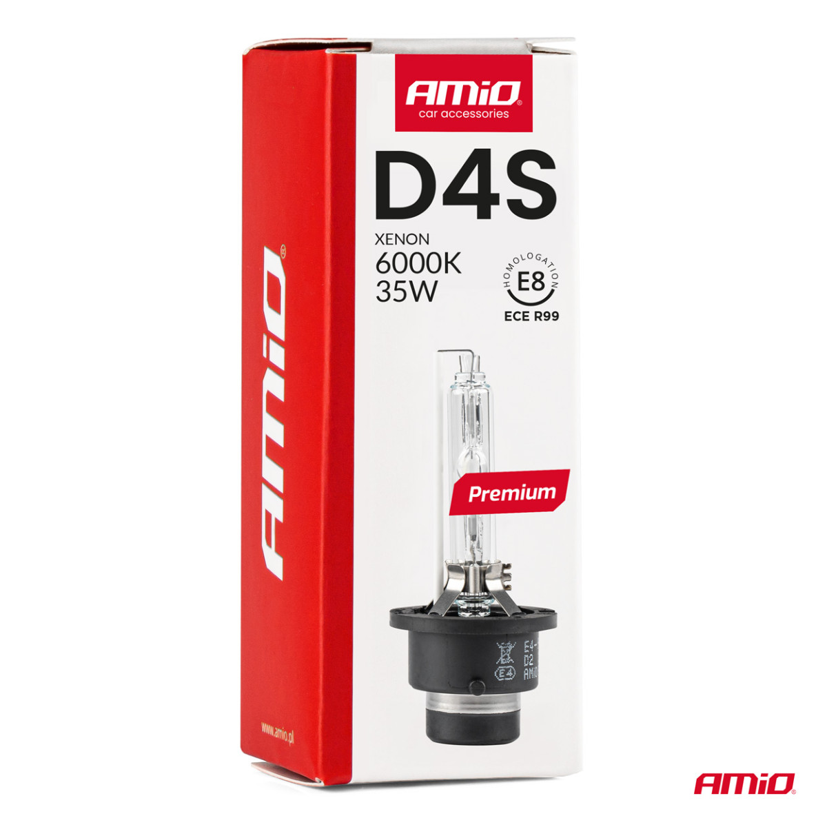 Xenon bulb D4S 6000K PREMIUM AMIO-01981