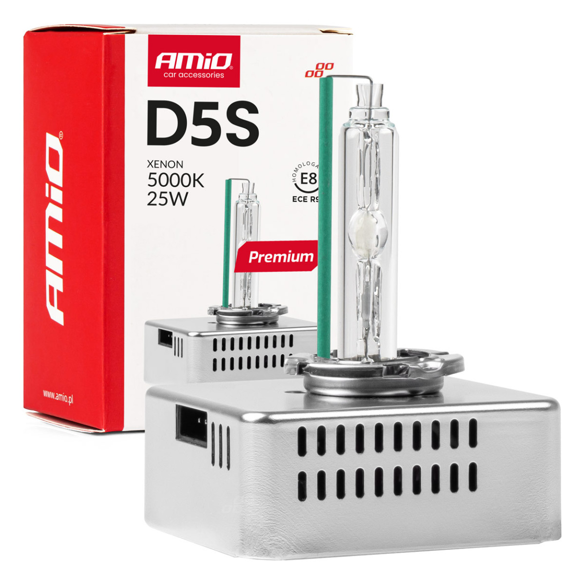 Xenon bulb D5S 5000K PREMIUM AMIO-01220