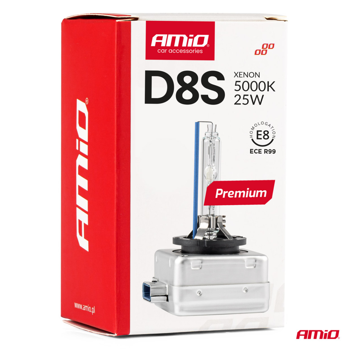 Xenon bulb D8S 5000K PREMIUM AMIO-02395