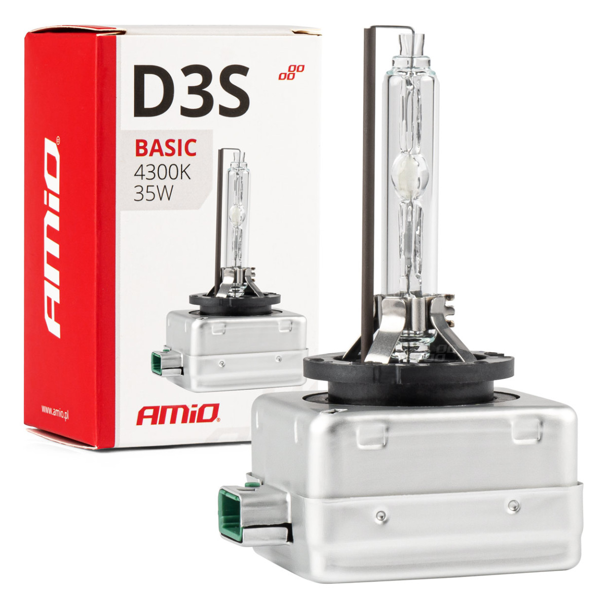 Xenon bulb D3S 35W 4300K BASIC AMIO-02947