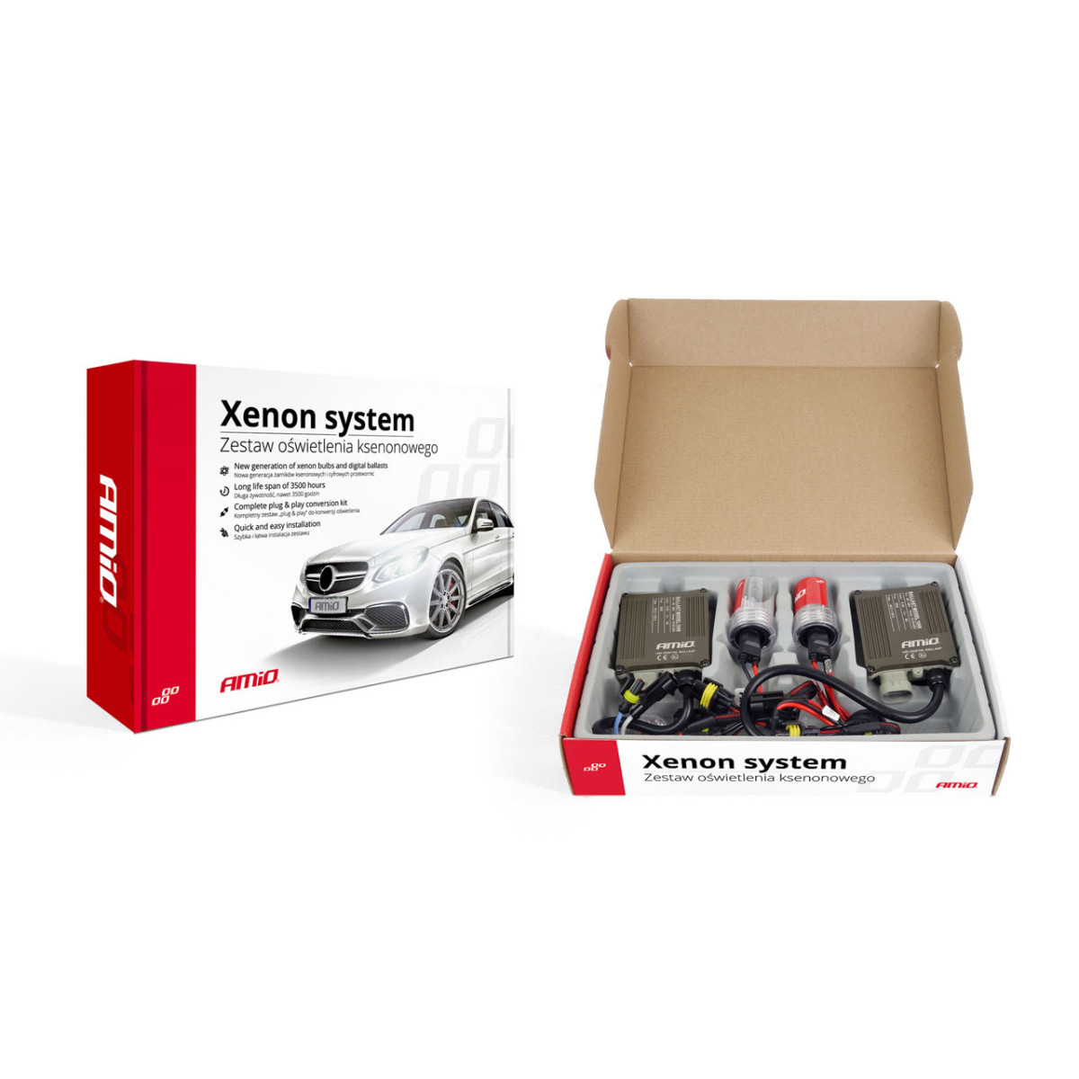 Xenon kit 1068 CANBUS H7M (metal) 4300K, AMIO-01797