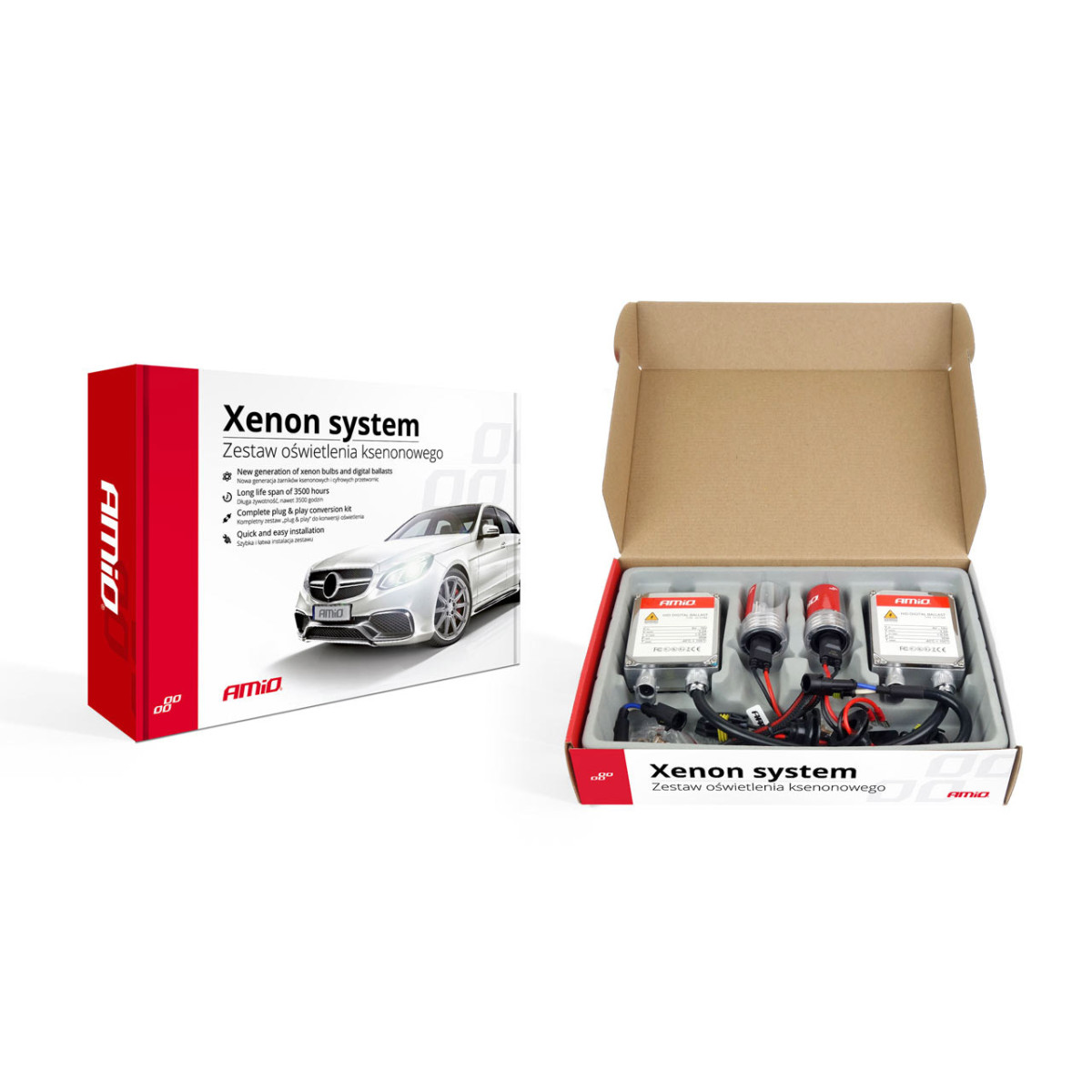 Xenon kit 1103 H8 H9 H11 4300K, AMIO-01847