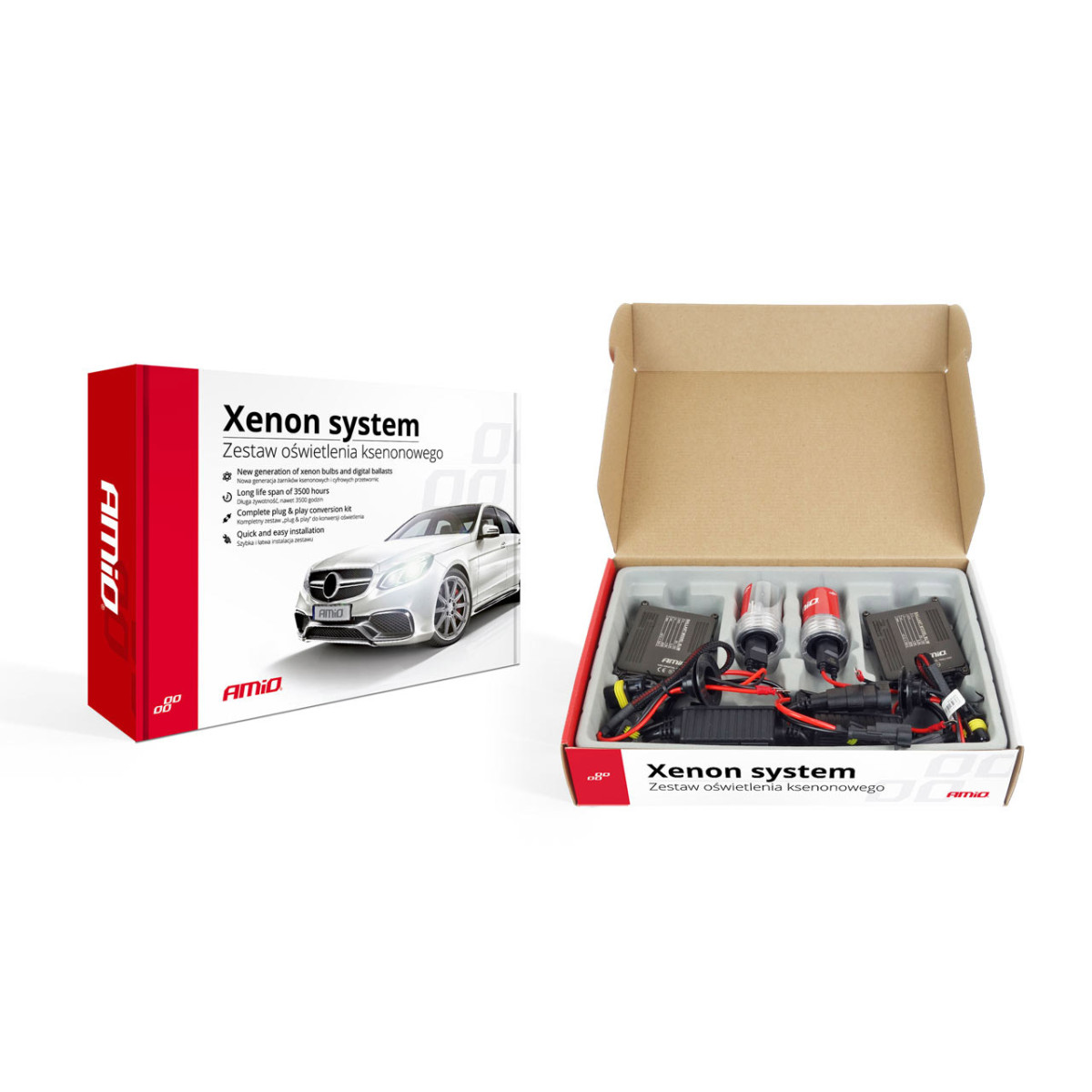 Xenon kit S1068 CANBUS H7M (metal) 6000K, AMIO-01910