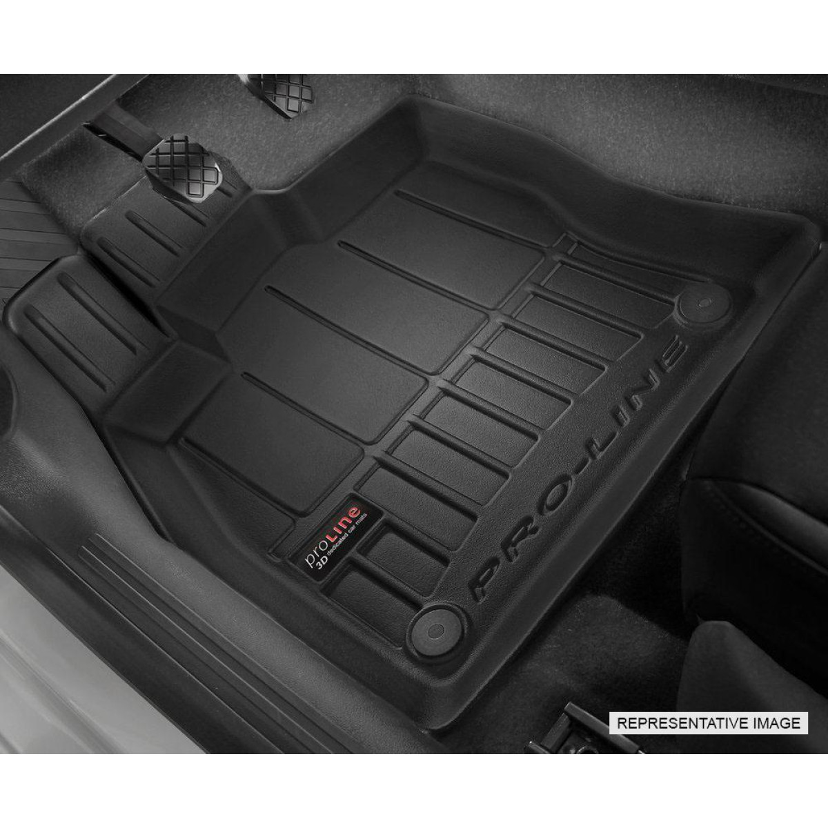 Rubber mats Proline Skoda Kodiaq from 2016 / higher edges