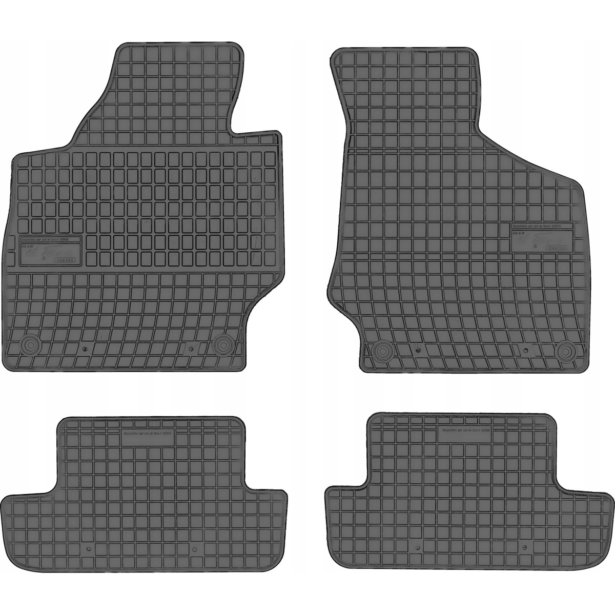 Rubber mats Audi TT (8J) 2006-2014 Rubber mats Audi TT (8J) 2006-2014
