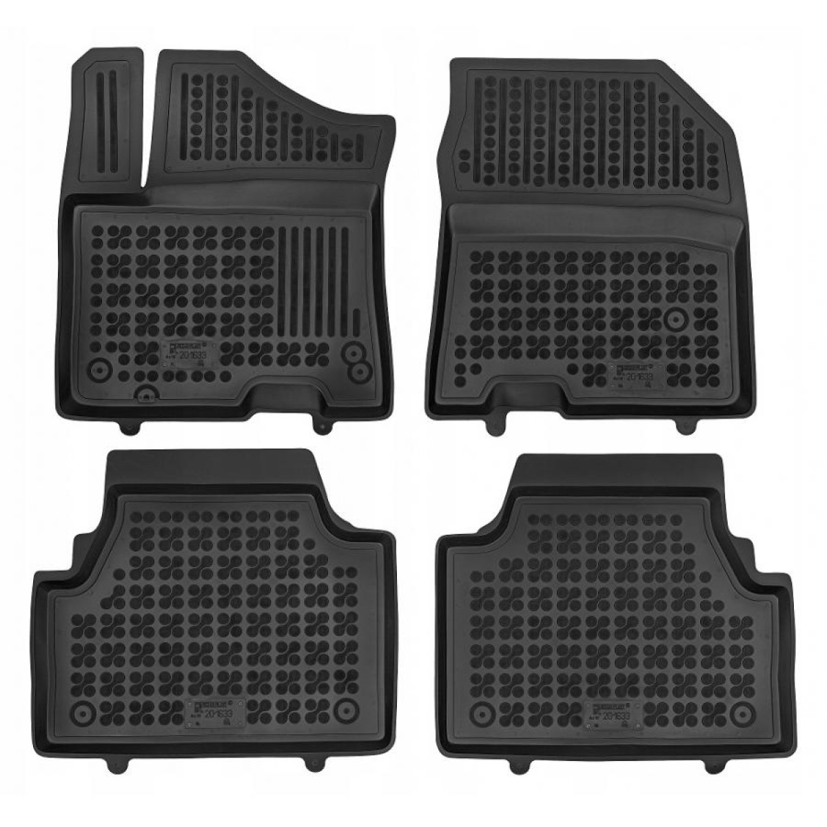 Rubber mats Hyundai Kona I 2018-2023 (Electric (BEV))