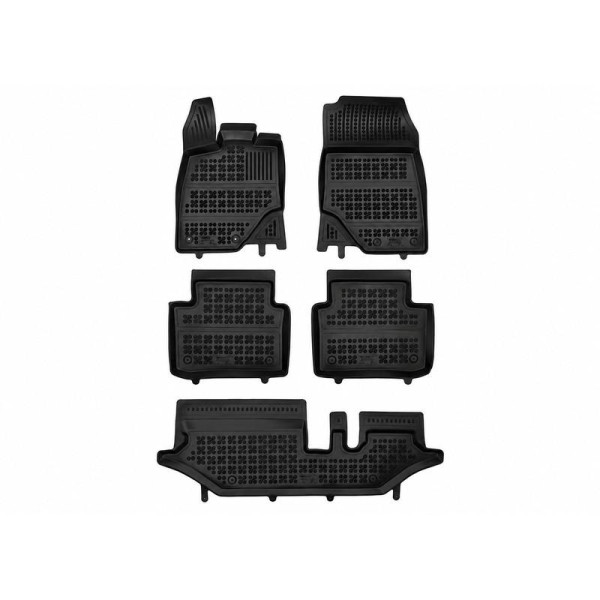 Rubber mats Peugeot 5008 III Hybrid (MHEV) from 2024 (7 places)