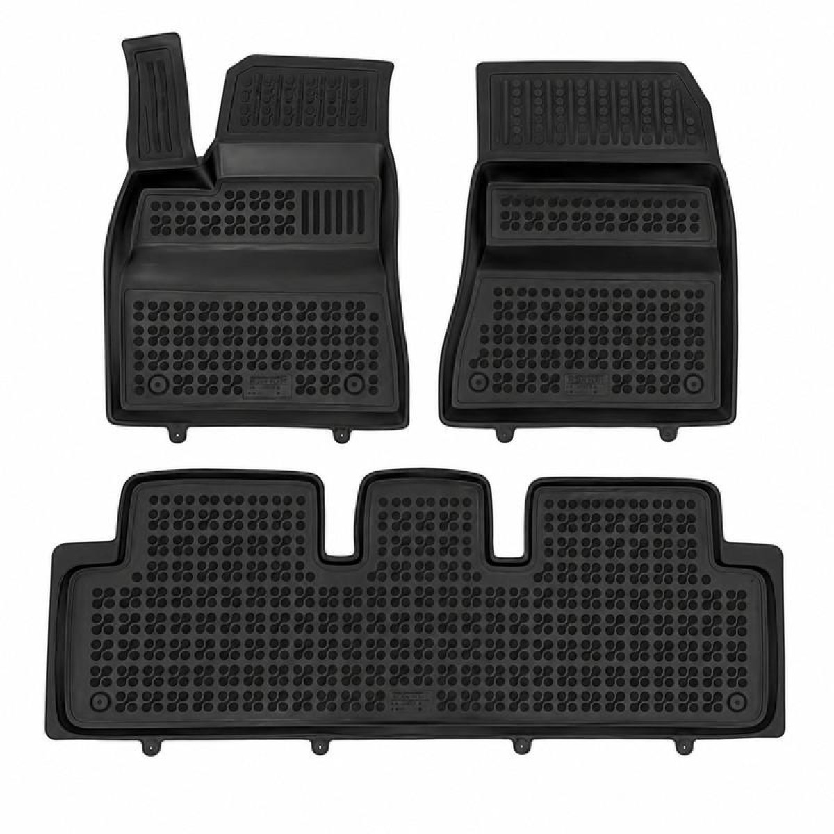 Rubber mats Tesla Model 3 version with heat pump, RWD from 2023