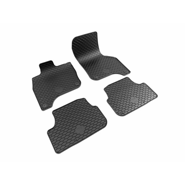 Rubber mats VOLKSWAGEN e-GOLF (2014-2020), 4pc,