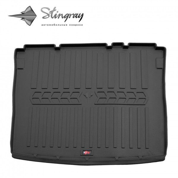 Rubber trunk mat VOLKSWAGEN Caddy III 2K 2003-2020 (short base, 4 doors LIFE)