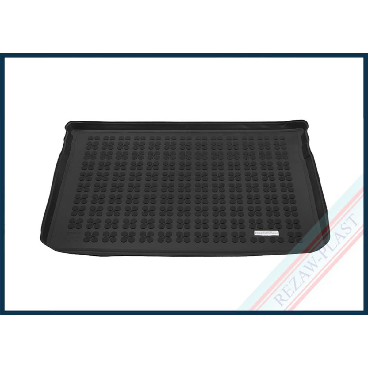 Rubber trunk mat Ford Puma from 2019 / bottom part / higher edges Rubber trunk mat Ford Puma from 2019 / bottom part / higher edges