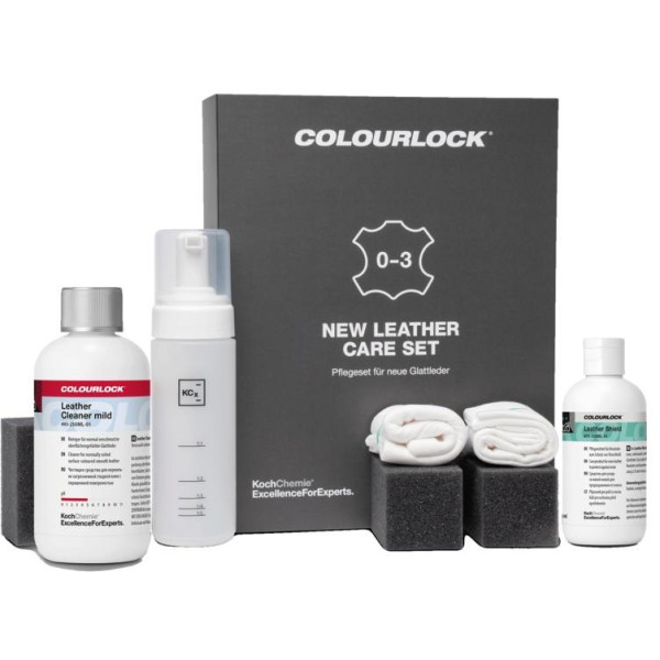 KOCH CHEMIE COLOURLOCK New Leather Care Set, new smooth leather care set KOCH CHEMIE COLOURLOCK New Leather Care Set, new smooth leather care set