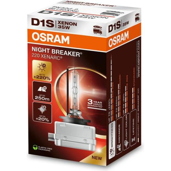 OSRAM Xenarc Night Breaker +220%, Car bulb, D1S 35W, 1pc