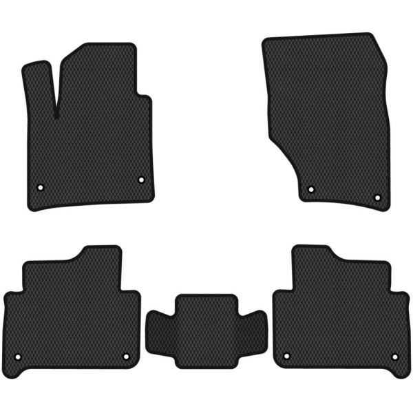 Polymer EVA mats Audi Q7 I 5 places 2005-2015