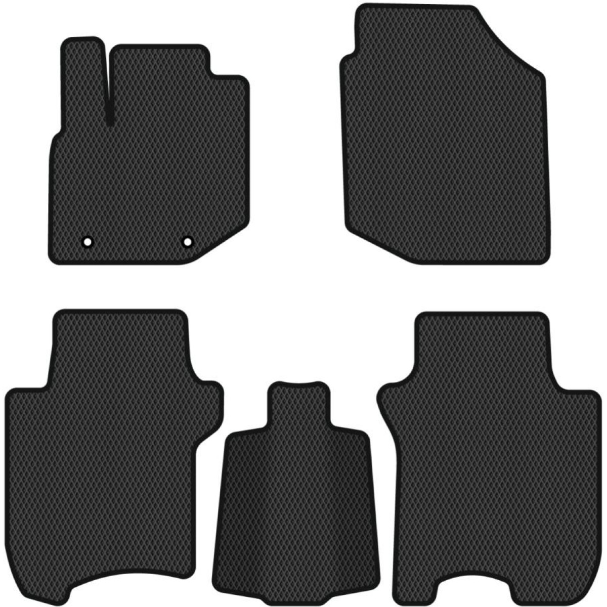 Polymer EVA mats Honda Jazz II 2007-2014