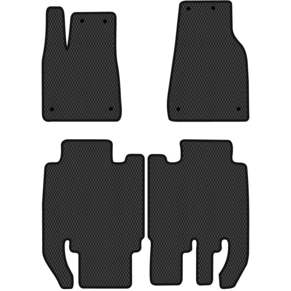 Polymer EVA mats Tesla Model X 5 places from 2015