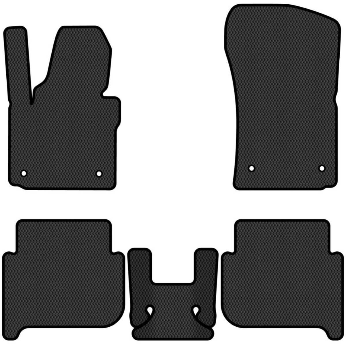 Polymer EVA mats Volkswagen Touran II 2010-2015