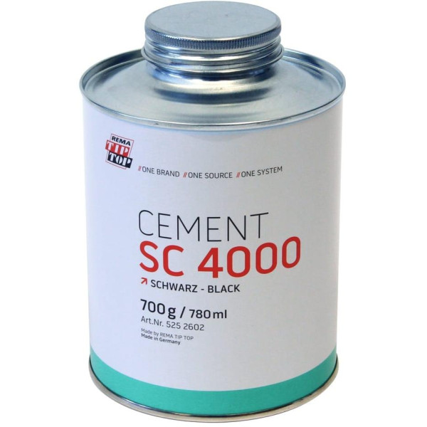 REMA Cement SC 4000 BLACK, glue, black, 700g/780ml