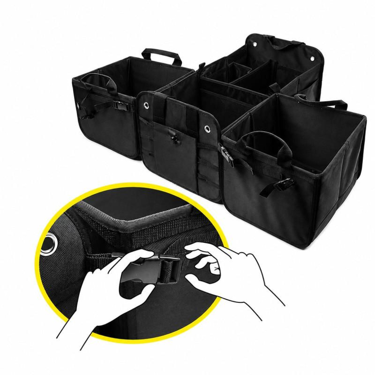 Foldable Car Trunk Organizer 1 Plus EVAtech 60×37×32 cm