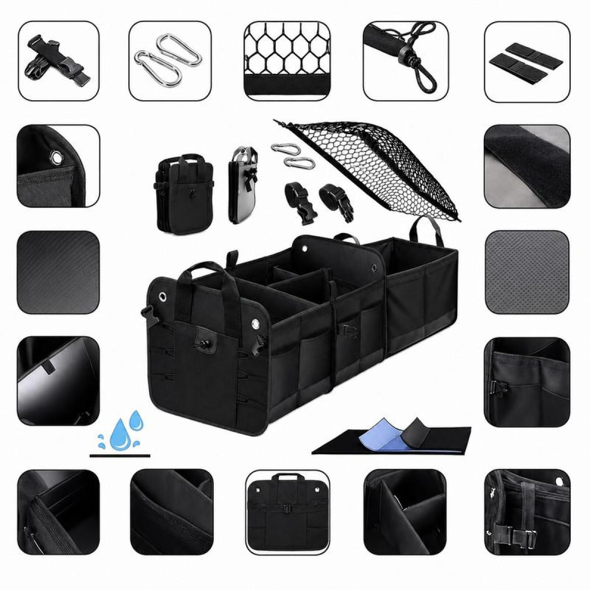 Foldable Car Trunk Organizer 2 Plus Froze EVAtech 60×37×32 cm