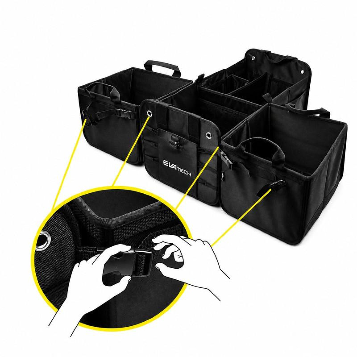 Foldable Car Trunk Organizer 2 Plus Froze EVAtech 60×37×32 cm