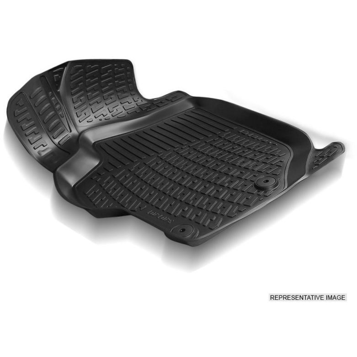 Rubber mats Rizline Honda CR-V 2013-2017 / black / higher edges Rubber mats Rizline Honda CR-V 2013-2017 / black / higher edges